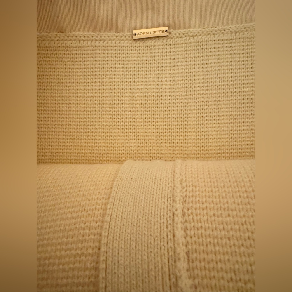 Adam Lippes Runway Collection Crystal Button Cotton Blend Tweed Mini Skirt Med - Picture 8 of 10